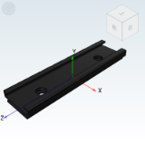 IDE62 - Compact Industrial Slide Rail (Single Piece) ¡¤ 27 Series. Slide Rail/Slider/Medium Load Type