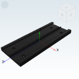 IDE92 - Compact Industrial Slide Rail (Single Piece)/Convex Slide Rail/Convex Slider/Flat Sliding Membrane (Heavy Duty Type)