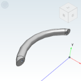 XAH39 - Tubular handle/ round tube / Arc type / built-in type