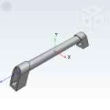 XAH62 - Tubular handle / round pipe type / internal and external type