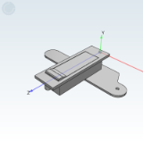 XAT41_42 - Flat lock / semicircle free-standing button / handle press rotation type three-point type