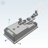 XAV04_05 - Panel lock small box built-in rotary handle/large box built-in rotary handle